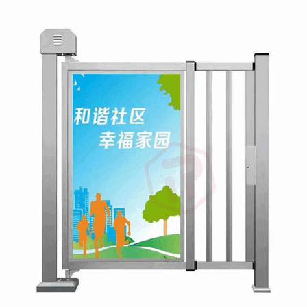 Residential Construction Site Swing Gate Integrated Dome Camera Proyek Perumahan