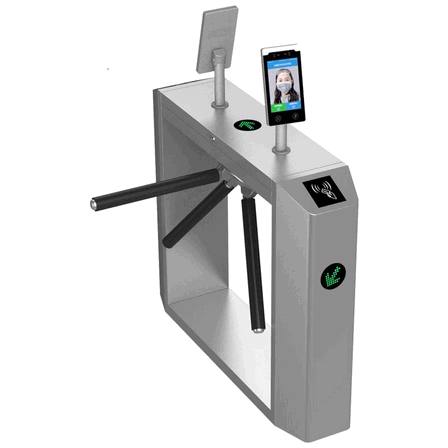 Waist Height Optical Tripod Turnstile Entry Management System Kontrol Masuk