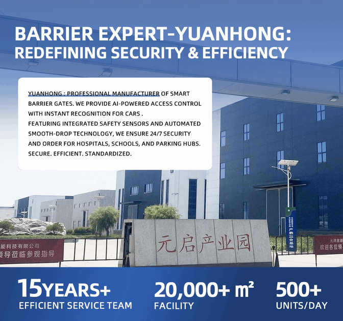 High-Security IP65 Steel LPR Parking Barrier for Commercial Real Estate Layouts