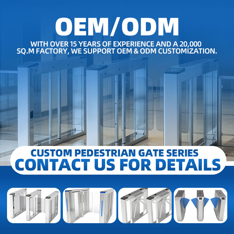 Speedgate Double Turnstile Gate Entry System Pintu Masuk Pabrik Area Gym
