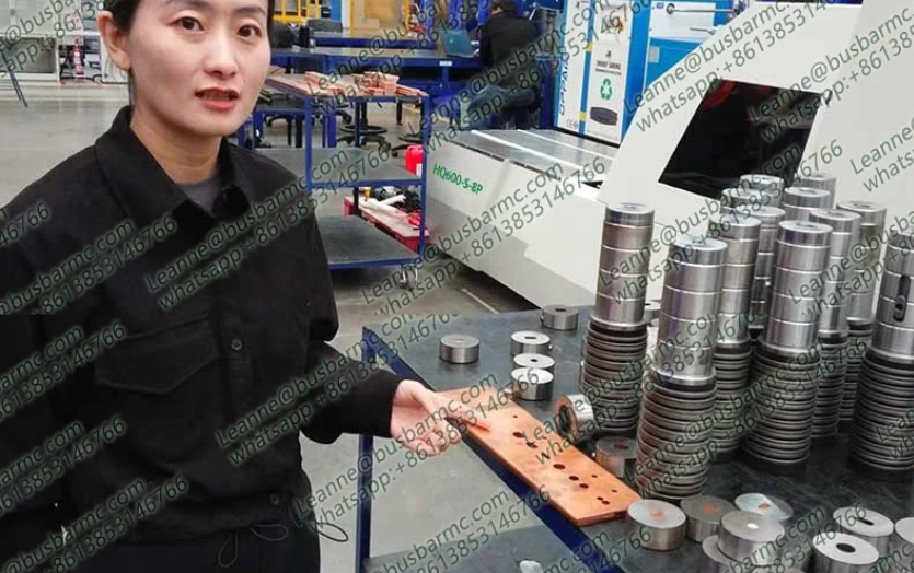 Copper busbar cutting machine cutting processing machine