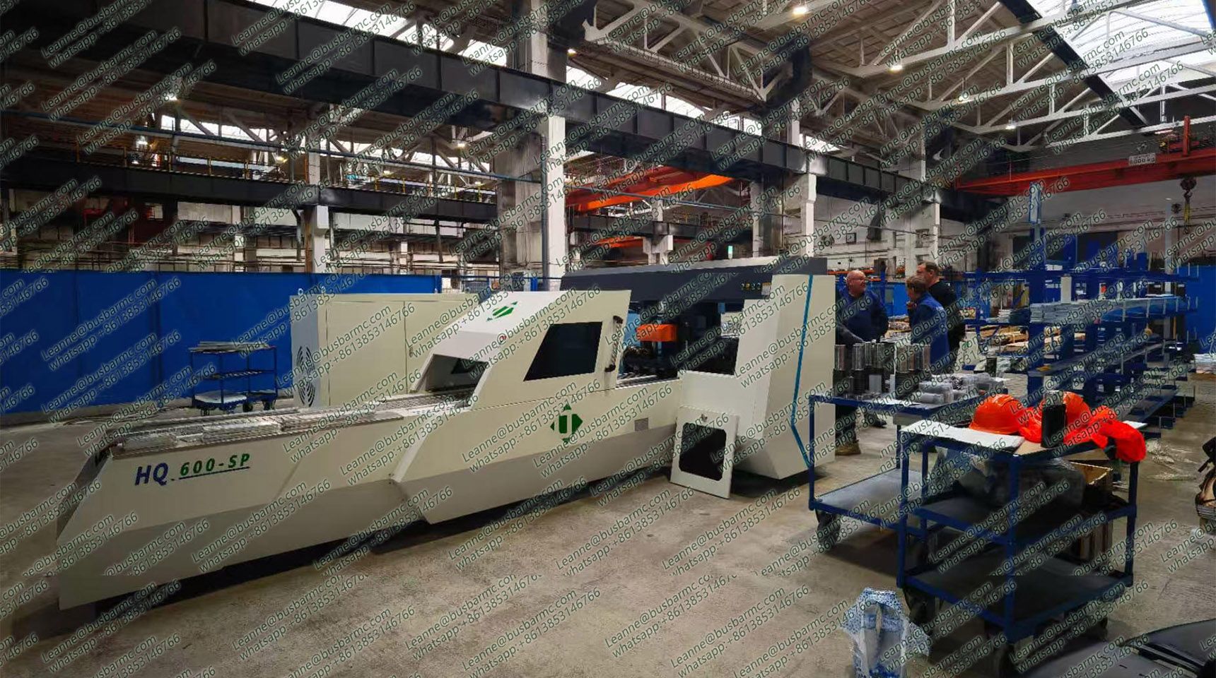 copper busbar processing machine