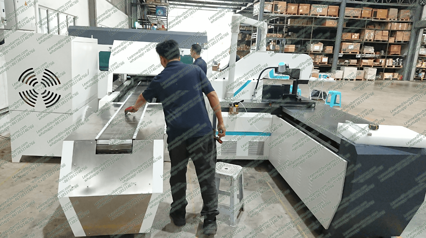 تطبيق ماكينة معالجة قضبان التوصيل (Busbar)05
